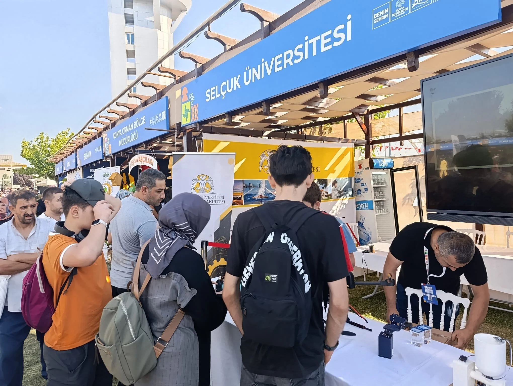 Konya Bilim Festivali’nde Teknoloji Fakültemizin Projelerine Büyük İlgi